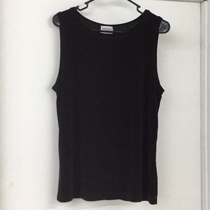 CHICO’S Travelers Brown Tank Top Size 3 XL